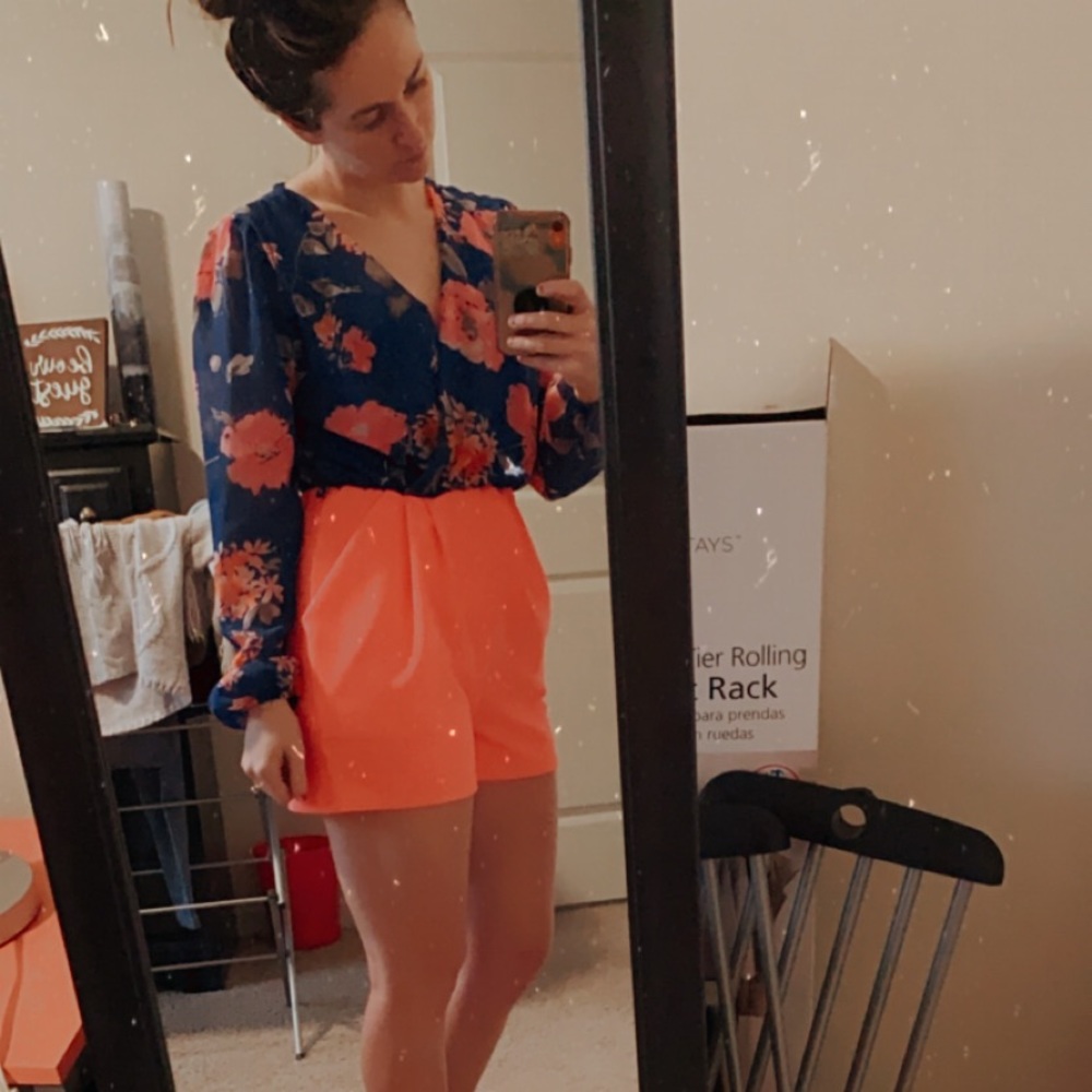 Boutique brand colorful romper